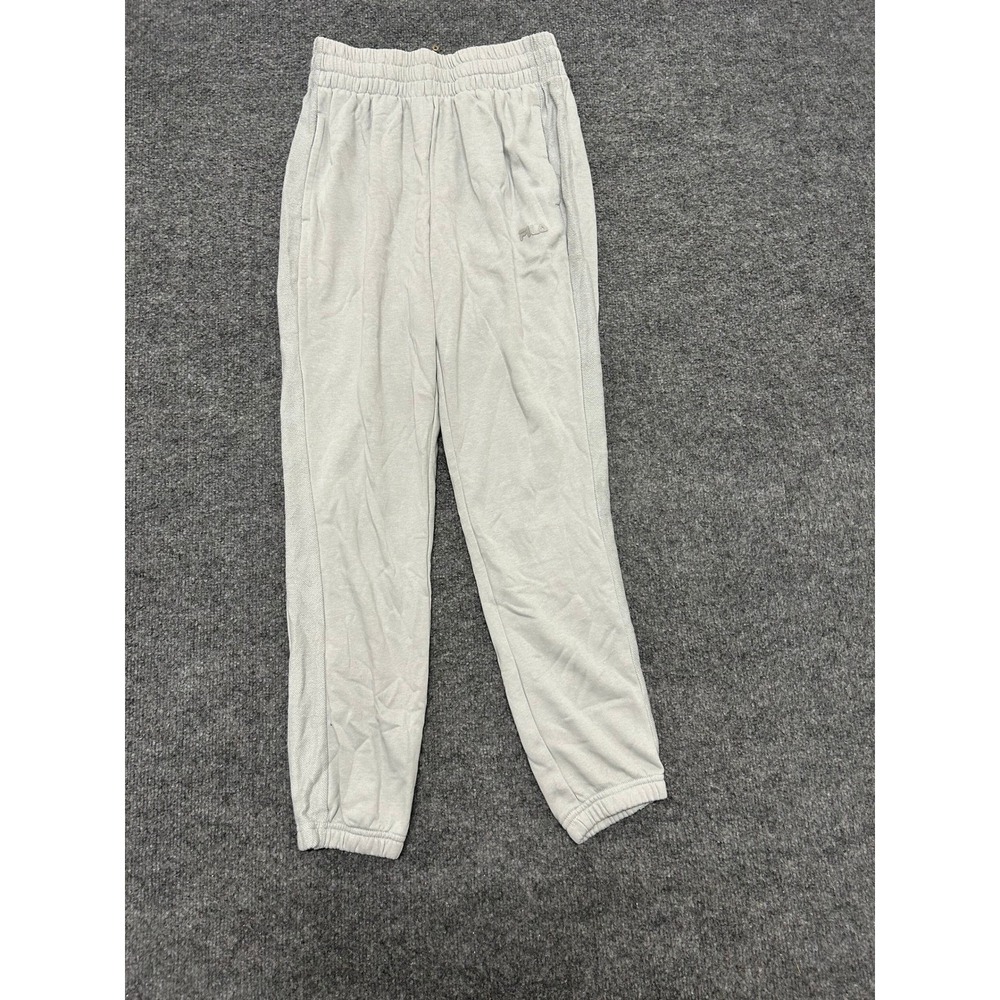 Fila Sweatpants Womens Size XS Gray Jogger Elastic Waist Athletic Loungewear